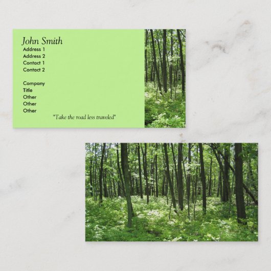 Visitekaartjes (Voorkant / Achterkant)