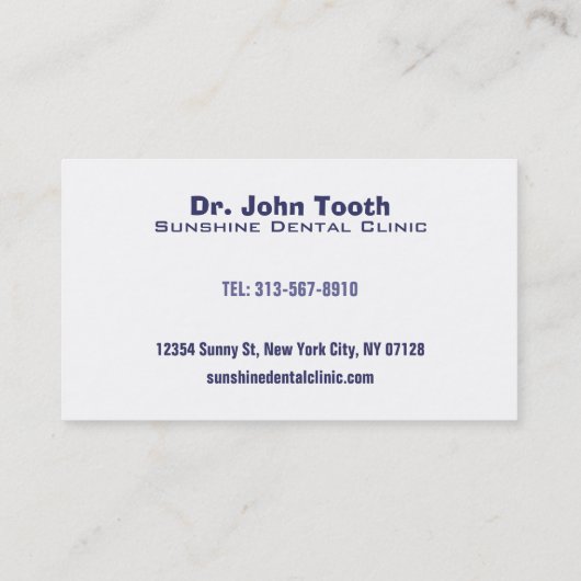 Visitekaartjes (Achterkant)