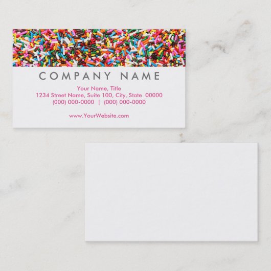 Visitekaartjes (Voorkant / Achterkant)