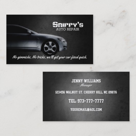 Visitekaartjes (Voorkant / Achterkant)