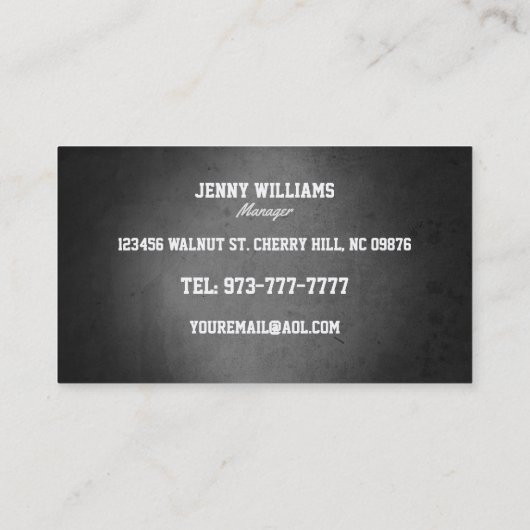 Visitekaartjes (Achterkant)