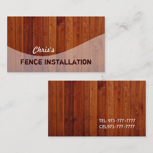 Visitekaartjes (Voorkant / Achterkant)