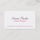 Visitekaartjes (Achterkant)