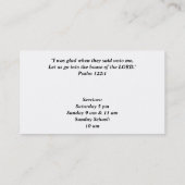 Visitekaartjes (Achterkant)