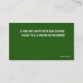 Visitekaartjes (Achterkant)