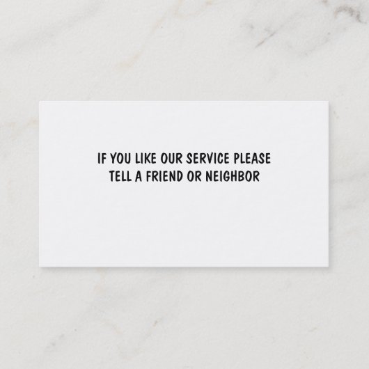 Visitekaartjes (Achterkant)