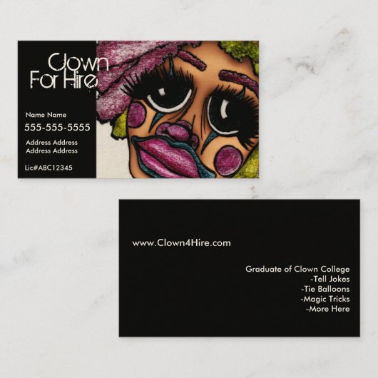 Visitekaartjes (Voorkant / Achterkant)