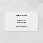 Visitekaartjes (Achterkant)