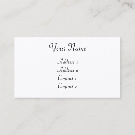  Visitekaartjes (Achterkant)