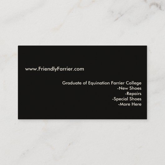 Visitekaartjes (Achterkant)