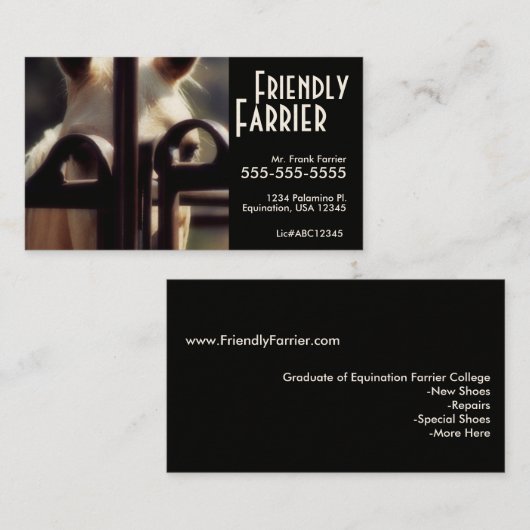 Visitekaartjes (Voorkant / Achterkant)