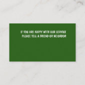 Visitekaartjes (Achterkant)