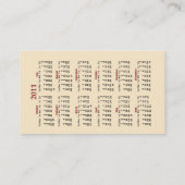 Visitekaartjes (Achterkant)