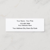 Visitekaartjes (Achterkant)