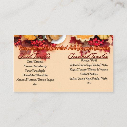 Visitekaartjes (Achterkant)