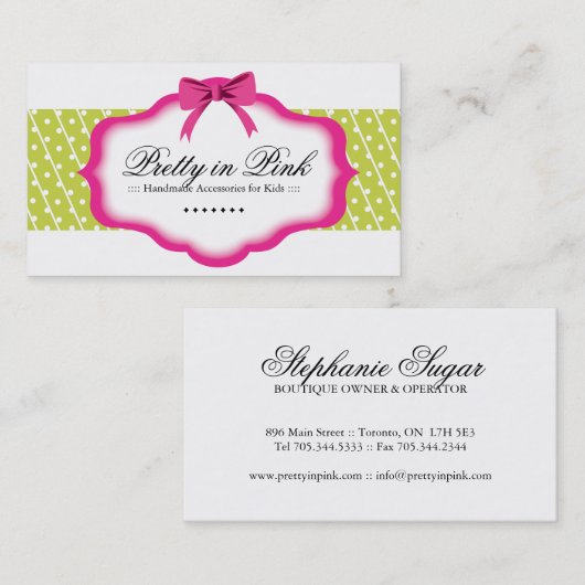 Visitekaartjes (Voorkant / Achterkant)