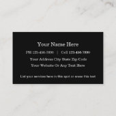 Visitekaartjes (Achterkant)