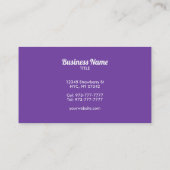 Visitekaartjes (Achterkant)