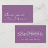 Visitekaartjes (Voorkant / Achterkant)