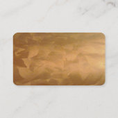 Visitekaartjes 2.0 met geborsteld koper (Achterkant)