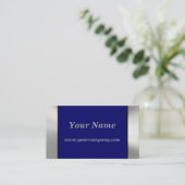 Visitekaartjes aan de rand van het metalen Lijst (Staand voorkant)