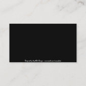 Visitekaartjes aan de rand van roze Floral (Achterkant)