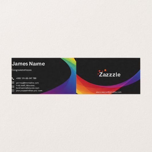 Visitekaartjes Aangepast (Buitenkant ongevouwen)