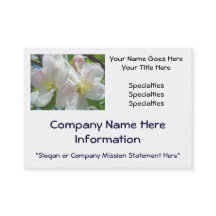 visitekaartjes Aangepaste appelbloesem