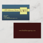 visitekaartjes - Aangepaste LWI-bestelling (Voorkant / Achterkant)