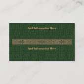 visitekaartjes - Aanpassen - Knop Celtic Knot (Achterkant)