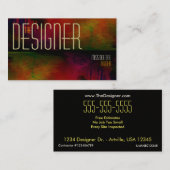 Visitekaartjes Abstract Twee  met zijdes (Voorkant / Achterkant)