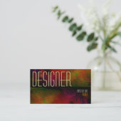 Visitekaartjes Abstract Twee  met zijdes (Staand voorkant)