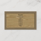 visitekaartjes - Afbeelding Lijst Style 01 (Achterkant)