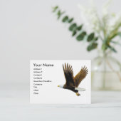 visitekaartjes, Amerikaanse Bald Eagle Visitekaartje (Staand voorkant)