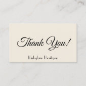 Visitekaartjes Antiek poppen (Achterkant)