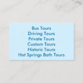 Visitekaartjes - ARKANSAS (Achterkant)