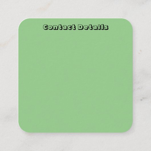 VISITEKAARTJES ART&DESIGN STIJL (Achterkant)