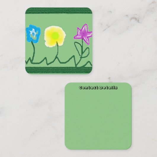 VISITEKAARTJES ART&DESIGN STIJL (Voorkant / Achterkant)