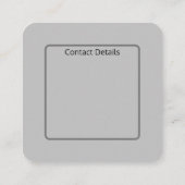 VISITEKAARTJES ART&DESIGN STIJL (Achterkant)