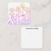 VISITEKAARTJES ART&DESIGN STIJL (Voorkant / Achterkant)