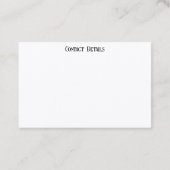 Visitekaartjes ART&DESIGN STIJL (Achterkant)