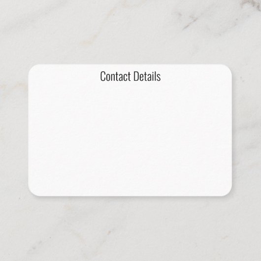 VISITEKAARTJES ART&DESIGN STIJL (Achterkant)