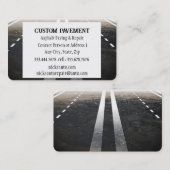 Visitekaartjes, asfalt, wegen visitekaartje (Voorkant / Achterkant)