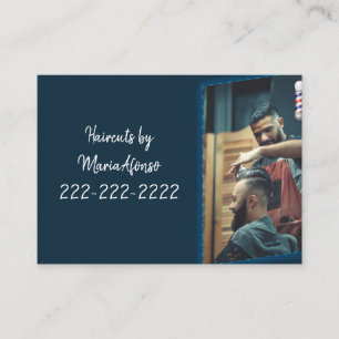 visitekaartjes, Barbershop-Visitekaartjes Visitekaartje