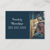 Visitekaartjes, Barbershop-Visitekaartjes Visitekaartje (Achterkant)