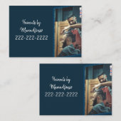 Visitekaartjes, Barbershop-Visitekaartjes Visitekaartje (Voorkant / Achterkant)