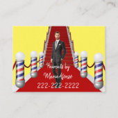 Visitekaartjes, Barbershop-Visitekaartjes Visitekaartje (Voorkant)