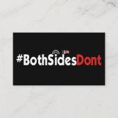 visitekaartjes - #BeideSidesDont (Voorkant)
