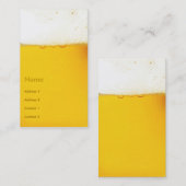Visitekaartjes bier (Voorkant / Achterkant)