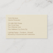 Visitekaartjes binnenste decorator (Achterkant)